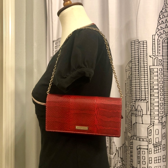 Authentic Gucci Python Leather Wallet On Chain - Picture 2 of 8